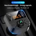 Bluetooth 5.0 Kfz-Empfänger Adapter Dual USB Ladegerät  Auto MP3-Player Drahtlos Freisprechen Anrufbatteriespannungserkennung St