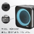 AKAI Tragbarer Bluetooth-Lautsprecher mit Stativ, USB, und Mikrofon ABTS-S6
