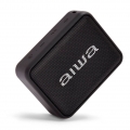 Aiwa BS-200BK schwarz tragbarer Bluetooth Lautsprecher TWS (True Wireless Stereo) FM Radio IPX6 wasserdicht 2000mAh HyperBass Bo