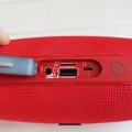 Kaku Tragbarer 5.0 Bluetooth Speaker Lautsprecher 360 Stereo Surround LED Beleuchtung kompatibel mit Smartphone Laptop Rot