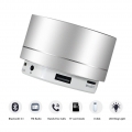 Tragbarer Bluetooth Lautsprecher,  Mini Klein Bluetooth Lautsprecher mit SD Kartenslot, 3,5 mm AUX-Eingang Für Handy