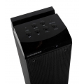 Dunlop Bluetooth Lautsprecher - Musikbox - 10W - Kabellos - mit Fernbedienung - LED-Lichtshow - FM-Funktion - Schwarz