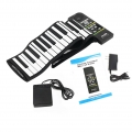 88-Taste elektronische Klaviertastatur Silicon Flexible Rollup fuer Piano mit Lautsprecher