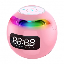 More about Wecker Radio mit Bluetooth-Lautsprecher, für und Tablets für Mädchen, Schlafzimmer Farbe Pink B.