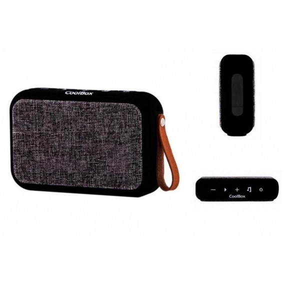 Tragbare Bluetooth-Lautsprecher CoolBox COO-BTA-P01BK 3600 mAh Schwarz