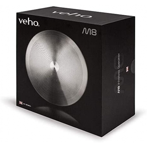 VEHO M8 tragbarer Bluetooth-Lautsprecher VSS-015-M8 silber Wireless-Lifestyle