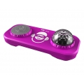 iDance Bluetooth Party Box XD2 Pink mit Mikrofon + Disco-Licht