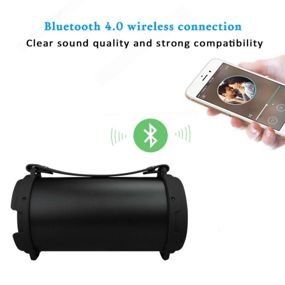 Bluetooth Lautsprecher Tragbarer Musik box Stereo Wireless Subwoofer  AUX,PC,MID