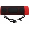 Bluetooth Lautsprecher Handy Mini- Anlage Mikro Rot Schwarz