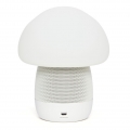 emoi Bluetooth-Lautsprecher mit LED-Lampe Musikbox Weiß One Size , Verstärker, Freisprechfunktion, Smartphone-Lautsprecher, Hand