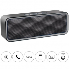 More about Wireless Bluetooth Lautsprecher,Tragbarer Bluetooth 5.0 TWS Lautsprecher mit Dual-Treiber Bass, 3D-Stereo, FM Radio, Freisprechf