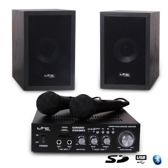 Ltc 10-7001 Karaoke Set Mit Usb/Sd Und Bluetooth