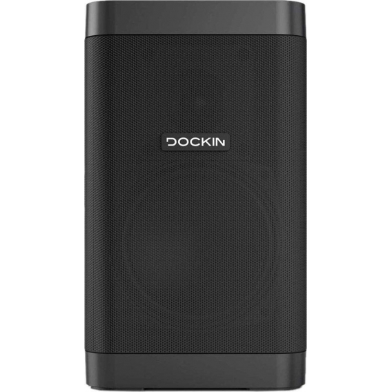 DOCKIN D Cube - 2.0 Kanäle - 25 W - Kabellos - APT-X - Tragbarer Stereo-Lautsprecher - Schwarz