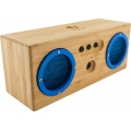 SCHWAIGER -VENERA 1095- YZSY Bluetooth-Lautsprecher "Blue Denim" im Bambusgehäuse