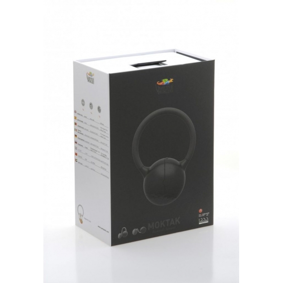 MOKTAK Stereo Design Lautsprecher schwarz Bluetooth NFC