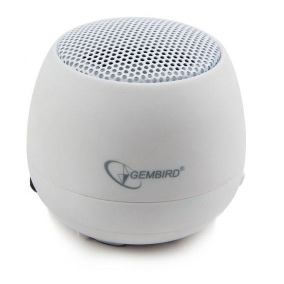 GEMBIRD Aktivbox Portabler Lautsprecher Klinkenst. weiß