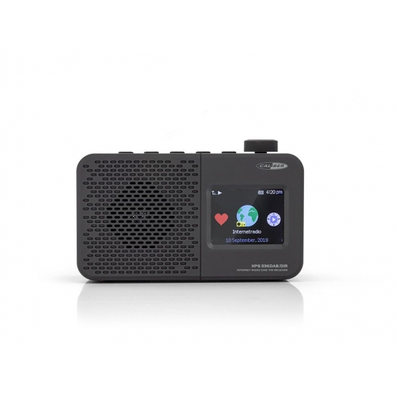 Caliber HPG336DAB-DIR - Tragbares Internet-Radio mit DAB+  und Akku - Schwarz