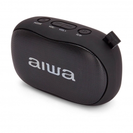 More about Aiwa BS-110BK schwarz Mini Bluetooth Lautsprecher mit Karabiner 10W HyperBass Musik Box Soundbox Player
