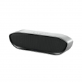 Tragbarer wiederaufladbarer kabelloser Bluetooth-Lautsprecher-Subwoofer-Stereolautsprecher-Silber