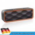 Tragbarer Bluetooth 4.0 Lautsprecher wireless soundbar Tragbarer speaker USB TF Orange