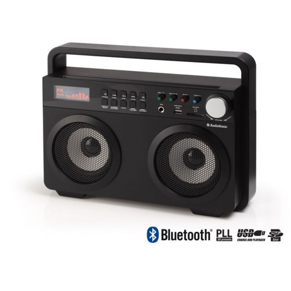 AudioSonic Soundblaster Bluetooth Stereo-Radio 2 x 10 Watt RD-1557