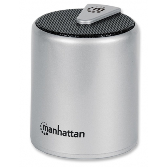 Manhattan Lyric Mini, 1-Weg, Verkabelt & Kabellos, 3.5mm/Bluetooth, 2 W, 180 - 20000 Hz, Silber