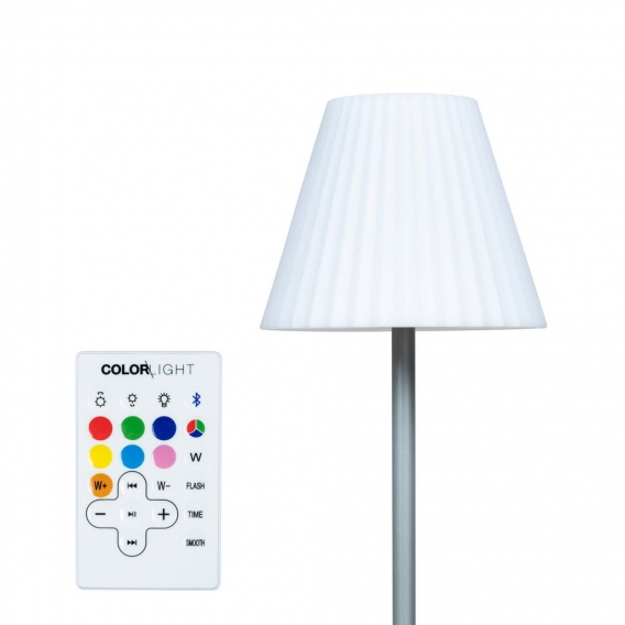 Colorblock Bluetooth IPX6 Stehlampe mit Lautsprecher