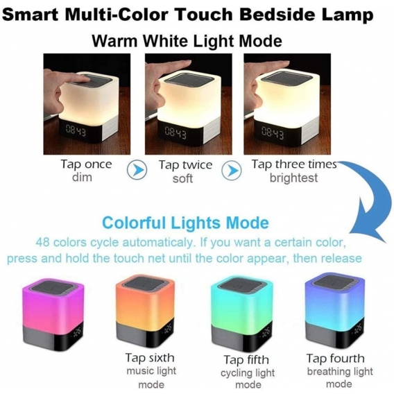 LED-Atmosphäre Touch-Licht-Lautsprecher