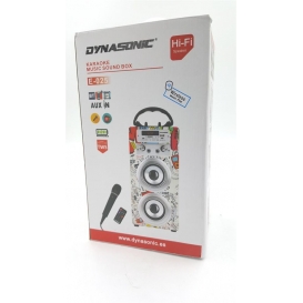 More about DYNASONIC Bluetooth Lautsprecher für Karaoke Kinder Anlage MP3 Player Boxen Akku-Lautsprecherbox